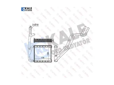 KALE 357330 Kalorıfer Radyatörü GM H1BH18B539AA