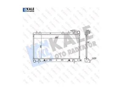 KALE 342105 Radyator Forester 2,0 - 2,5 02+ GM 45111SA030, GM 45111SA031