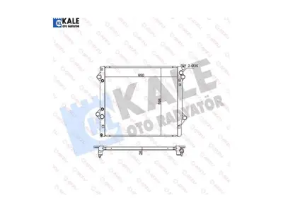 KALE 342180 Motor Su Radyatoru Land Cruıser 4,0 2003>2009 Otomatık Vıtes GM 1640031350, GM 1640031351