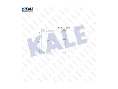 KALE 346820 Kalorıfer Radyatoru Omega B GM 1618026, GM 1618248, GM 9194851, GM 90379972, GM 90487635, GM 1618218, GM 1618219, GM 6845680, GM 9194857, GM 9194858