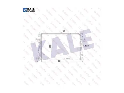 KALE 347495 Motor Su Radyatoru Brazıng Y13dt Z13dt Z13dth Y17dt Corsa C Tıgra B GM 13002591300261