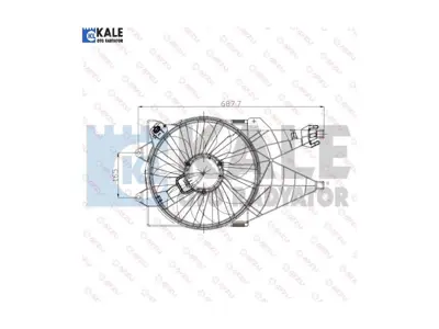 KALE 013501002 Fan Motoru Lınea 1.3 1.6 Mjet 07+ Nac Davlumbazlı GM 51785219