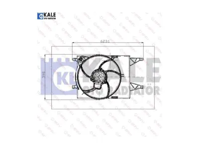 KALE 013501004 Fan Motoru Lınea 1.4 Mpı 07+ Nac   Davlumbazlı GM 51788079