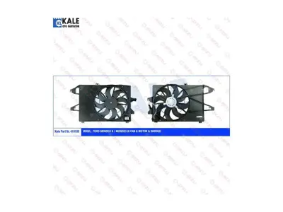 KALE 418100 Fan Motoru Davlumbazlı Mondeo2 Iıı GM 1014416, GM 1057454, GM 1071727, GM 1075023, GM 1092503, GM 1095446, GM 1102260, GM 1117754, GM 1S7H8C607BA, GM 95BB8C607KD