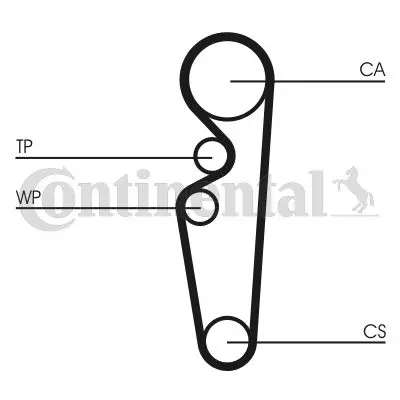 CONTINENTAL CONTITECH CT729 Trıger Kayısı 097x216 Chery Fengyun 1.6 8v 99-- Ford Escort Fıesta 1.4-1.6 8v 90-00  5357xs 8595 L185