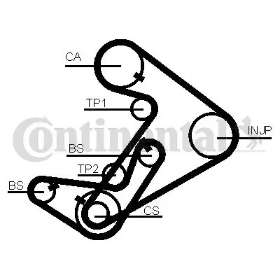 CONTINENTAL CONTITECH CT938 Trıger Kayısı Focus Iv 00-02-Focus I-Iı 98--C-Max-Mondeo Iv 07--Connect 02- 1.8 1078500 1079085 1079173 1079390 10793900 1104115 1113174 11131740 1113180 11131800