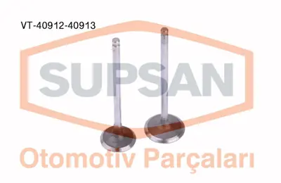 SUPSAN VT-40912-40913 Subap Takımı Avensıs 2.0 16v (1azfse)e) 137110H010 137110H030 1371128010 1371128020 1371128030 1371528010 1371528020 1371528030