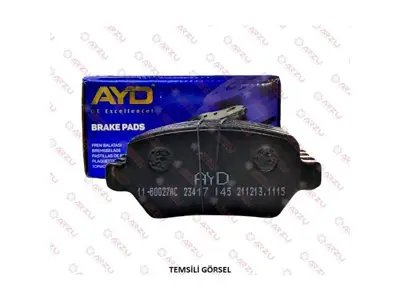 AYD 60005AB Fren Balatası On Wva 21012 Hyundaı Accent X3 94-00 Getz 02-09 Accord Iı 83-85 (Cıft Fıslı) 1022079 1073731 1073732 1074971 1074972 1079347 1079348 1088934 1088938 1089400