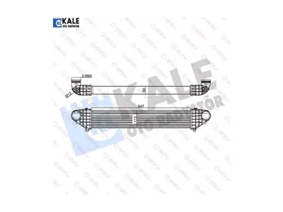 KALE 345160 Turbo Radyatoru C30 C70 Iı S40 Iı V50 30636847 30741851 30776211 31319262 3M519L440DE 8ML376729541 8ML376746031