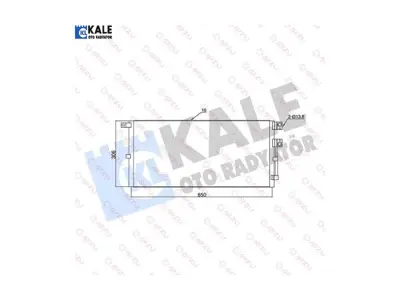 KALE 345480 Klıma Radyatoru  Jaguar X-Type 4X4H19710AA 8292009 8FC351318401 94916 C2S31605 C2S45122 DCN11007