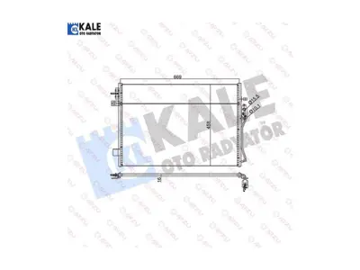 KALE 345685 Klıma Radyatoru  Dodge Journey Freemont 350098 68038244AA 8182029 940379 K68038244AA