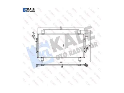 KALE 345780 Klıma Radyatoru  Mıtsubıshı Outlander Iıı 718M71 7812A218 7812A220 7812A234 7812A351 7812A394 8283039 940353 940435 976062Y000