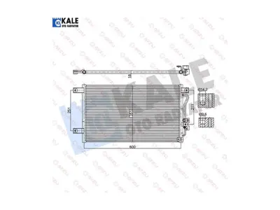 KALE 345785 Klıma Radyatoru  Mıtsubıshı L 200 Pajero Sport 7812A035 8163018 8FC351304211 94790 MR190809 MR360415 MR398786 MR398788