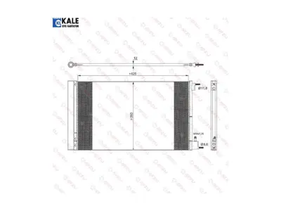 KALE 355675 Klıma Radyatoru Opel Insıgnıa - Saloon  1.6 - 1.8 - 2.0 Cdtı - 1.6 Turbo 08-> Chevrolet Malıbu  2.0  13241737 13330217 1446258 1780227 1782207 1790840 1850134 1850377 1850752 22813999