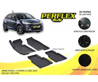 PERFLEX PXM-CT04 Paspas 3d Havuzlu X-Mat C3 02>10 