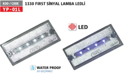 YUCE PLASTIK YP-01L Reflektor Sınyal Lamba Ledlı Beyaz 1330 12v-24v