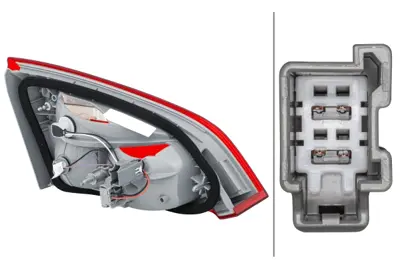 HELLA 2NR 354 828-101 Arka Far Sag Ampul Teknolojısı Ford Focus F1EB13A602BA