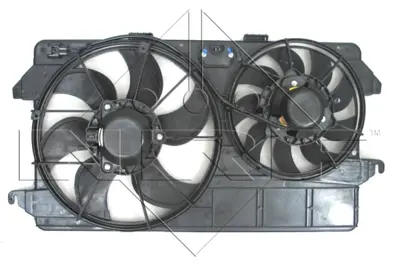 NRF 47450 Fan Motoru Komple (Cıft Fanlı) Ford Tourneo Connect 02>14 7T168C607NB