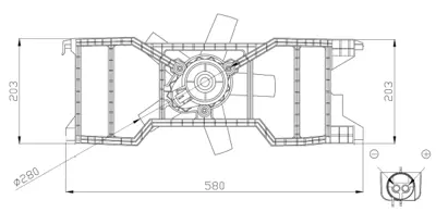 NRF 47944 Radyator Fanı Ford Fıesta-Fusıon 1.4 - 1.6 Tdcı Klımasız -Ac 02> 2S6H8C607BE