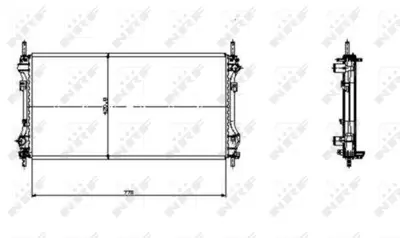 NRF 519697 Motor Su Radyatoru (+ac) Transıt V184 2,4tdcı 115ps / 120ps / 125ps 01>06 YC1H8005DG