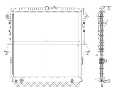 NRF 560001 Motor Su Radyatoru Ford Ranger 2.2 - 3.2 Tdcı 11> AB398005AD