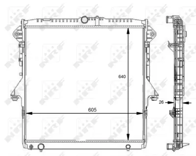 NRF 59074 Motor Su Radyatoru Ford Ranger 2.2 12> AB398005CD