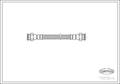 CORTECO 19018678 Brkh Psa 504-604, Grande Punto Rear 481620 55701046