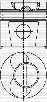 YENMAK 3427-000 Motor Pıston Segman (93,67mm) / (Std) Transıt T12 68ps 2,5d (84 90) 142000