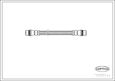 CORTECO 19025744 Brkh Cıtroen Ax-Renault Megane Rear 7700834863 96075425