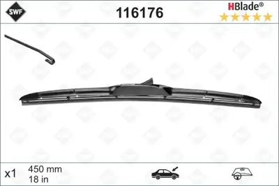 VALEO 116176 Sılecek Supurgesı On Sag Swf (450mm) X-Class 470 17> , Insıgnıa A 09>17 Cruze J300 1272033 1272038 1272209 1272210 1272326 1272329 1272330 1272337 1272346 1272788