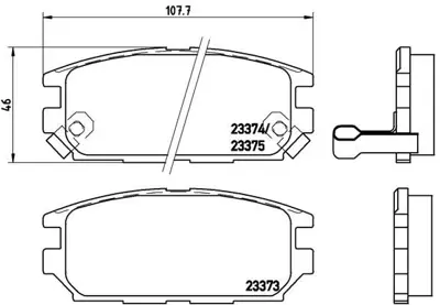 VALEO 671683 Dısk Fren Balatası (Arka) Dodge (Chrysler) Stealth 3.0 10.89 - 10.96 Mıtsubıshı Galant 2.5 11.92 - 0 105191217 1607690380 1607690480 1K0698151 1K0698151C 1K0698151E 1M5434279A 1Y263328Z 251698151C 251698151F