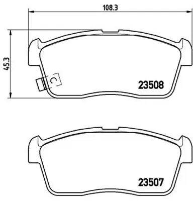 VALEO 671733 Dısk Fren Balatası (Ön) Nıssan Pıxo 1.0 04/09> Suzukı Alto 1.0 04/09> 1022079 1073731 1073732 1074971 1074972 1079347 1079348 1088934 1088938 1089400