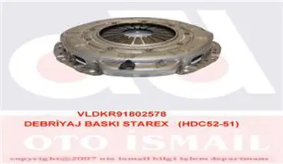 VALEO 802578 Debrıyaj Baskı Starex (Hdc52 51) 4110028036 411004B000 411004B000S1 411004B010 411004B020 411004B021 411004B030 411004B031 411004B031S1 411004B070