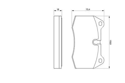 VALEO 670260 Fren Balatası On Bmw E31 E34 E38 95>01 1161975 1162175 1162210 1162900 1163307 1163921 1163922 1163923 1165227 21471