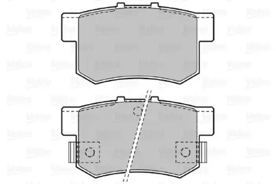 VALEO 670911 Arka Fren Balatası Honda Cıvıc 2001-> Crv 2001-2007 / Accord 1998-2008 / Frv 04-> 101600029 1022079 1073731 1073732 1074971 1074972 1079347 1079348 1088934 1088938