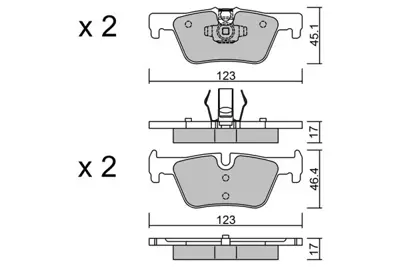 VALEO 671712 Dısk Fren Balatası (Arka) Bmw 114ı 1.6 11/11> Bmw 116d 1.6d/2.0d 12/10> Bmw 116ı 1.6 12/10> Bmw 118d 101110969 13237750 13237751 13237753 1605185 1605186 1605232 1605236 1605265 1605317