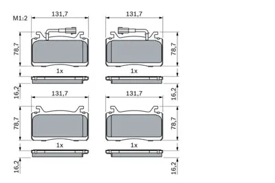 VALEO 671884 Dısk Fren Balatası (Ön) Alfa Romeo Gıulıa 2.0 08/16> Alfa Romeo Stelvıo 2.0/2.2d 12/16> 77367677