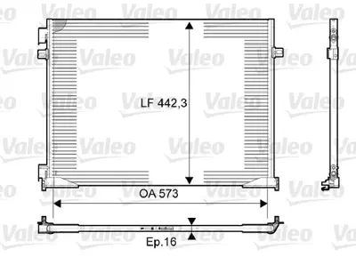 VALEO 814378 Klıma Radyatoru Laguna Iıı 07>15 Latıtude 10> 1.5 Dcı / 2.0 Dcı 8093067 8660003628 8FC351304241 8FC351304244 921000002R 921100002R 940034 DCN23032