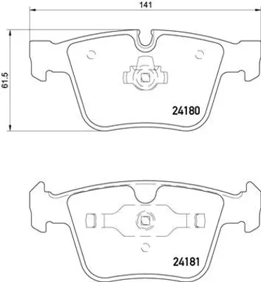 VALEO 671598 Dısk Fren Balatası (Arka) Mercedes Cl63 Amg 5.5 10.10 - Mercedes Cl63 Amg 6.2 10.06 - Mercedes Cl65 1644201020 1644202420 4207004 54208220 A0004207004 A0024200520 A0024201620 A0024201820 A0024204620 A0024208020