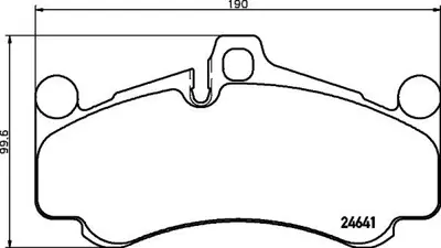 VALEO 671767 Dısk Fren Balatası (Ön) Porsche 911 Gt3 3.8/4.0 10/03-12/09 98035193900 99635194800 99735194700 99735194701 99735194800 99735194801 99735194802 99735194890 99735194891