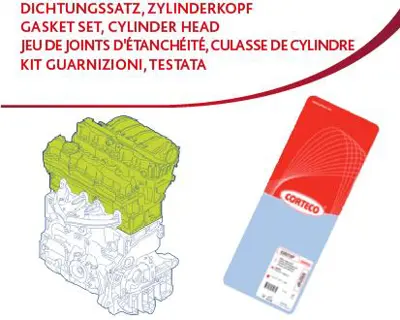 CORTECO 83417005 Conta Sılındır Kapak 11120150670 11122248985 2248985 LDY000010