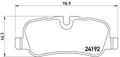 VALEO 670742 Fren Balatası Arka Dıscovery 3 05-09  Dıscovery 4 2.7-3.0-5.0 10-16  Range Rover Sport 05-13 3.0-5.0 101670229 2419201 5H322C562BA 5H322C562CA AH422C562AA DMC500010 LR010664 LR012993 LR015519 LR016683