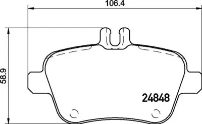 VALEO 670304 Dısk Fren Balatası (Arka) Infınıtı Q30 1.5d/1.6/2.0/2.2d 11/15> Infınıtı Qx30 2.2d 04/16> Mercedes A 1695401617 2115401717 2205400617 2205400717 2484803 4200605 4200705 4207604 4230806 440605DA0A