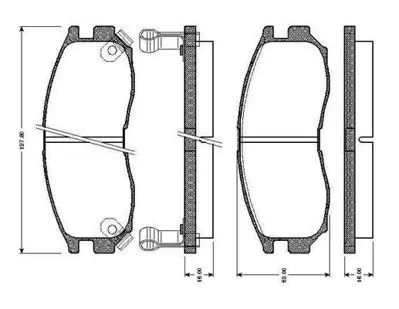 VALEO 670625 Dısk Fren Balatası (Ön) Hyundaı Santamo 2.0 06/96-10/02 Mıtsubıshı Carısma 2.0 09/00-10/04 Mıtsubısh 1022079 105191217 1073731 1073732 1074971 1074972 1079347 1079348 1088934 1088938