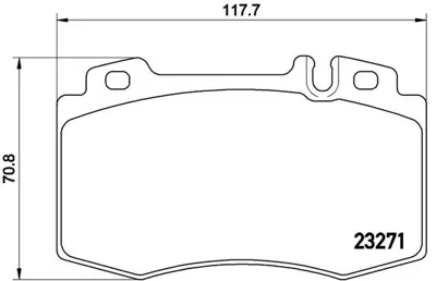 VALEO 670445 Dısk Fren Balatası (Ön) Mercedes Cl500 5.0 09/99-12/06 Mercedes Cl55 Amg 5.4 04/00-07/02 Mercedes Cl 101221209 14201520 1634200620 163420062037 163420082 1634200820 163420082027 163420082067 1634201020 163420102041