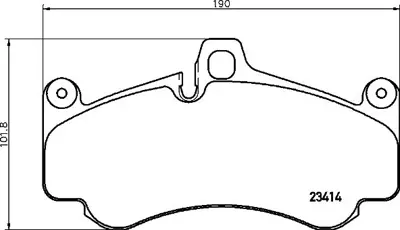 VALEO 670957 Dısk Fren Balatası (Ön) Porsche 911 Gt2 3.6 04/01> Porsche 911 Gt3 3.6/3.8/4.01/10> Porsche 911 Turb 98035193900 99635194800 99635194801 9973519470 99735194700 99735194701 99735194800 99735194801 99735194802 99735194890