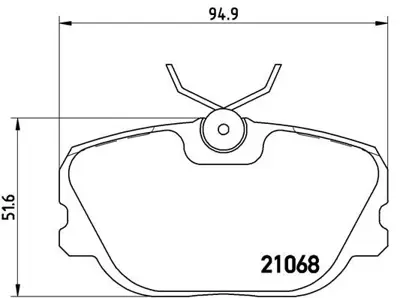 VALEO 671237 On Fren Balatası Saab 900 Serıe 1 2 9000 1157813 1158265 1159259 1159279 1160450 1160459 1162535 1163953 1164331 13046060332