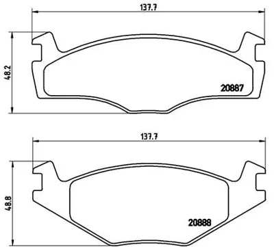 VALEO 671258 Dısk Fren Balatası (Ön) Seat Cordoba 1.0/1.4 06/94-08/02 Seat Cordoba Varıo 1.4 05/97-08/02 Seat Ibı 110698151A 13046070302 171615115A 171615119D 171698151F 171698151G 175698151 175698151E 176698151 180461