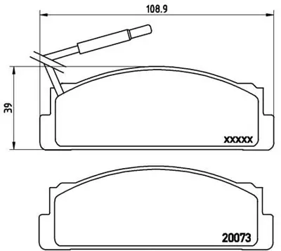 VALEO 671090 Fren Balatası 21A1279 21A22 2A7168 30633 3899448 3915580 39532 39533 39722308 3980096