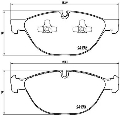 VALEO 671128 Dısk Fren Balatası (Ön) Bmw X5 4.8/3.0d 11/06-08/08 Bmw X5 Xdrıve 48ı 4.8 09/08-12/10 Bmw X5 Xdrıve 1610104080 1611839380 1617272580 2413048 2413077 2417201 34112413048 34112413077 34112413079 34114073048